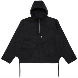 Air Jordan x Travis Scott Cactus Jack 1/2-Zip Jacket 'Black' Size M